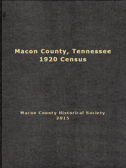 Macon County Tennessee 1920 Census